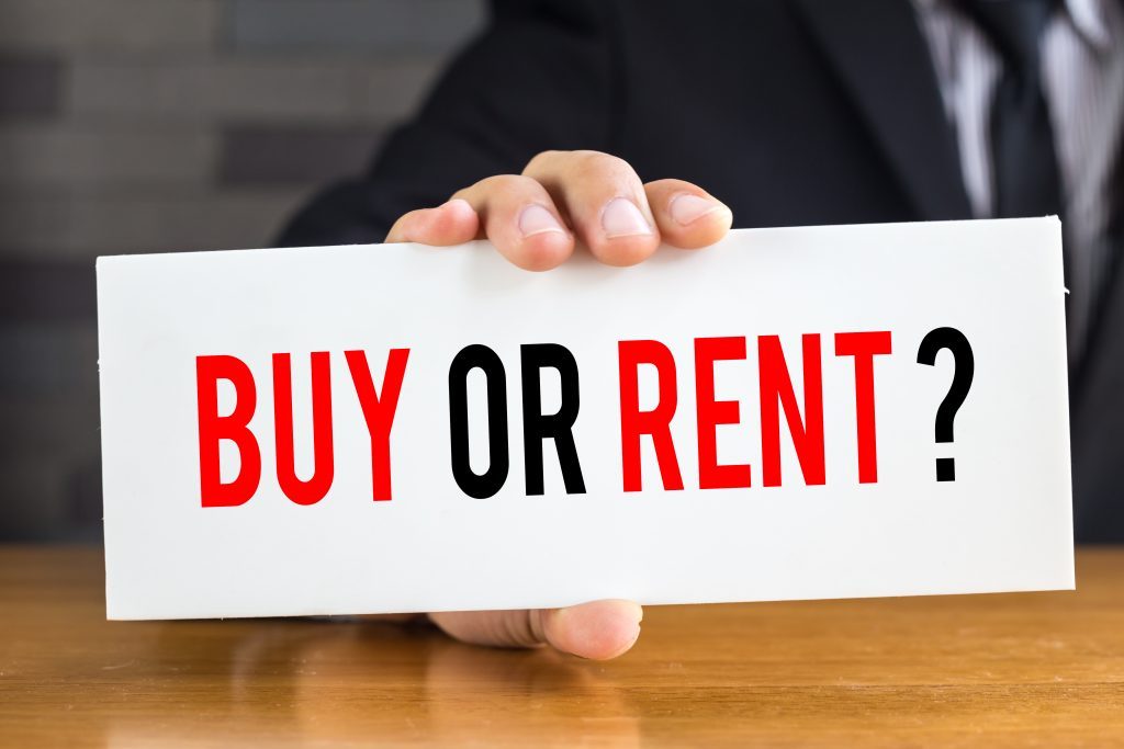 To buy or to rent?