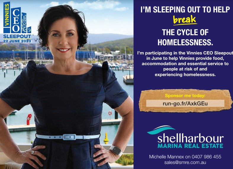 I’m doing the Vinnies CEO Sleepout