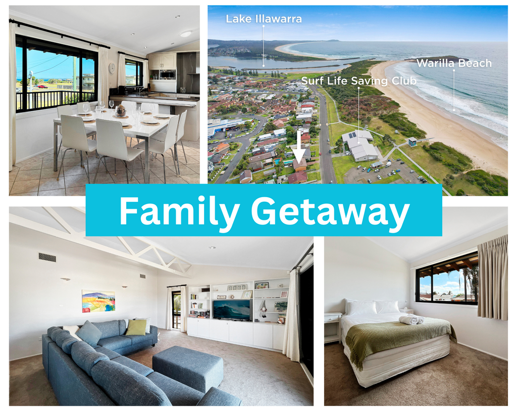 Family Getaway Opposite Warilla Beach - Client Review 🤩Shellharbour Marina Holiday Accommodation